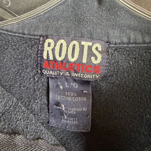 Vintage Roots navy embroidered logo long sleeve sweatshirt - Picture 3 of 3